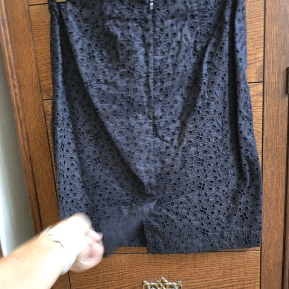 Talbots petite black eyelet 2 piece suit. Like new. - Picture 6 of 6